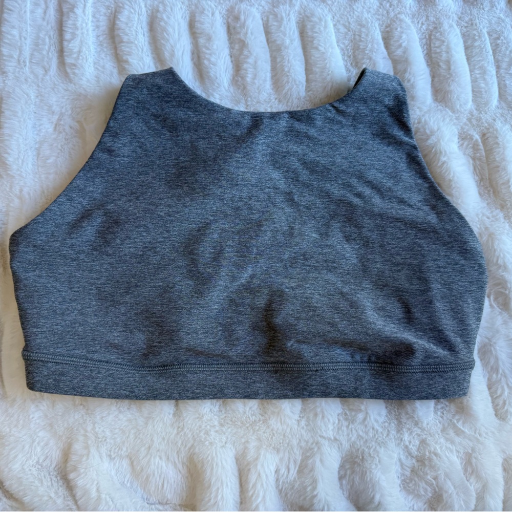lululemon athletica Gray Cropped Tank Top